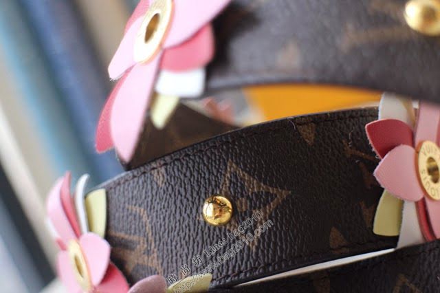 lv肩帶 J02377 MONOGRAM FLOWERS肩帶 lv配飾品  lvqb1706